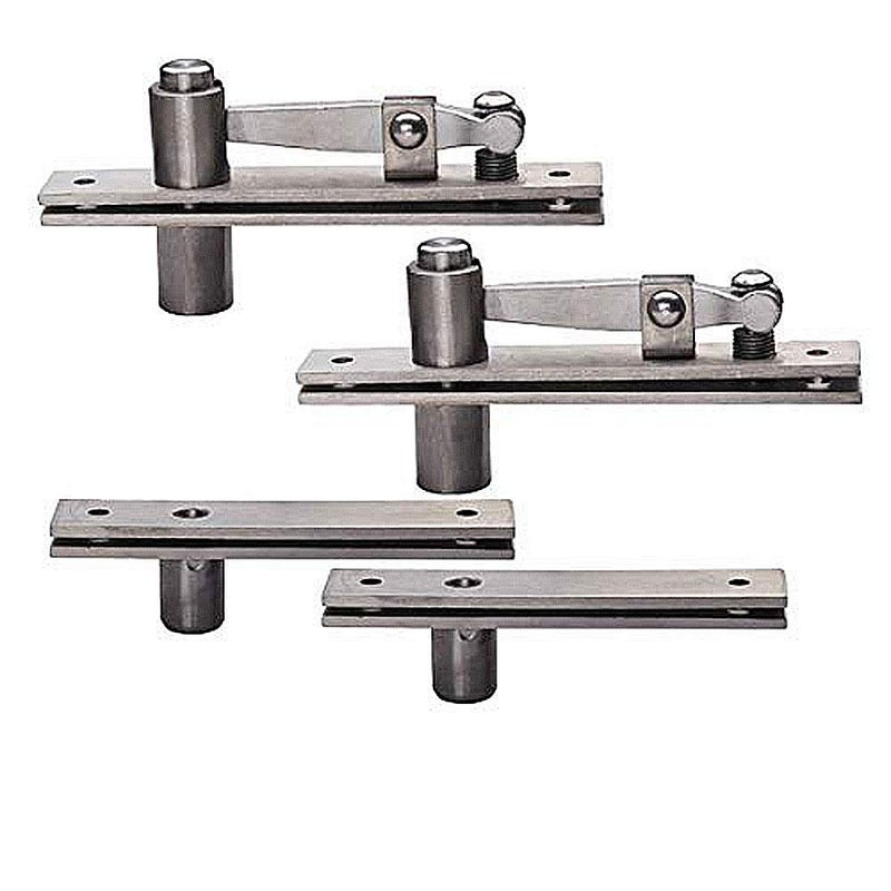 TamBee Pivot Door Hardware Hidden Door Hinges for Secret Door Pivot Hinge Heavy Duty Hidden Bookcase Hinges Secret Door Hinges 304 Stainless Steel (I Shape 2PCS) - Image 1